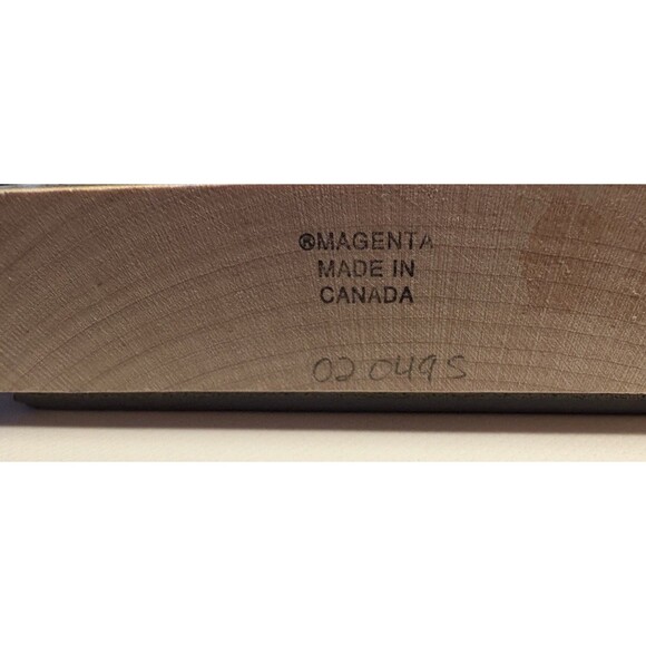 NEW Christmas Ornaments & Poinsettias Holiday Large MAGENTA Rubber Stamp Canada - Picture 3 of 3